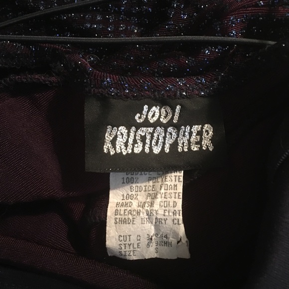 Glittery backless 90s Jodi Kristopher dance dress - Picture 6 of 7